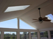 Maryland Deckworks Sunrooms with Paddle Fans