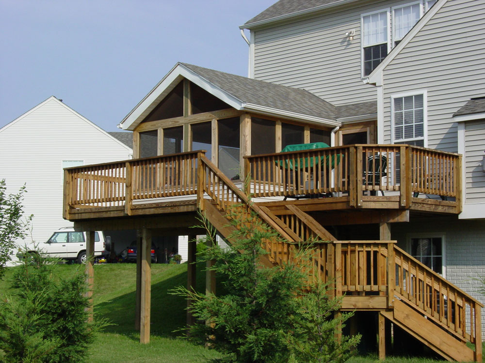 Clarksville Maryland Custom Multi Level Decks