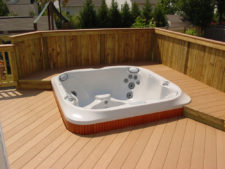 Custom Hot Tub Deck Designs Maryland