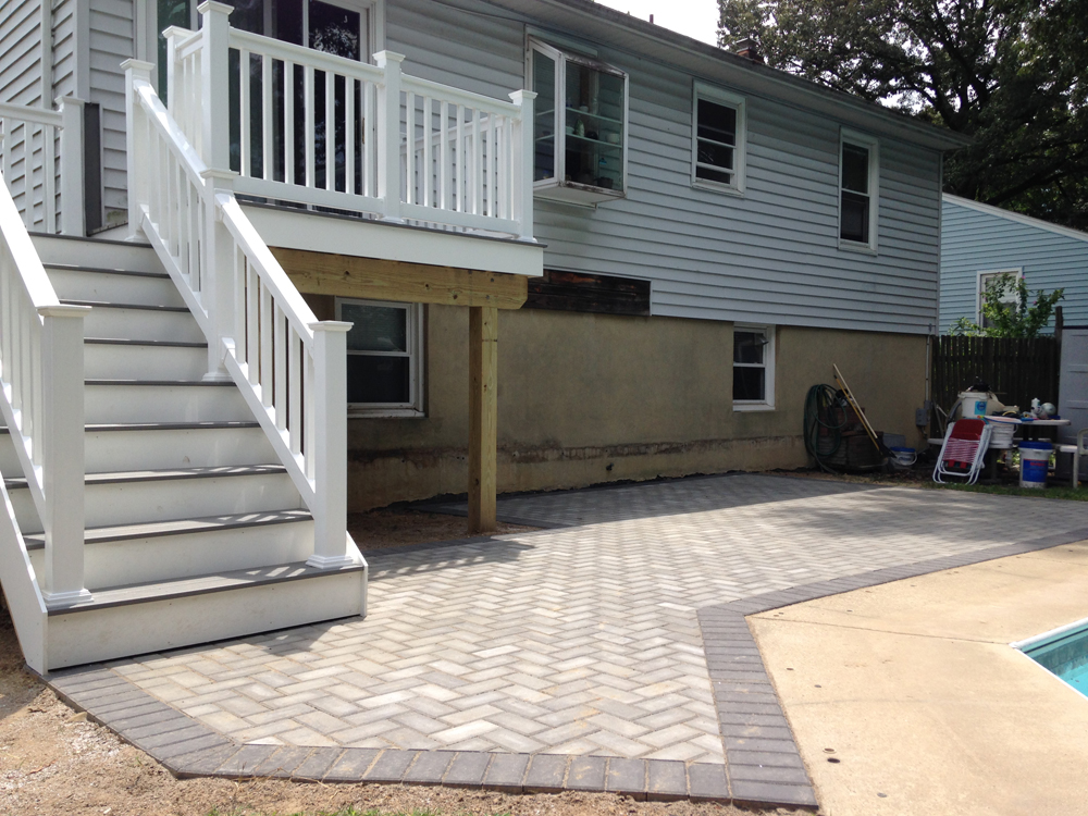 Deck and pool patio in Glen Burnie Maryland